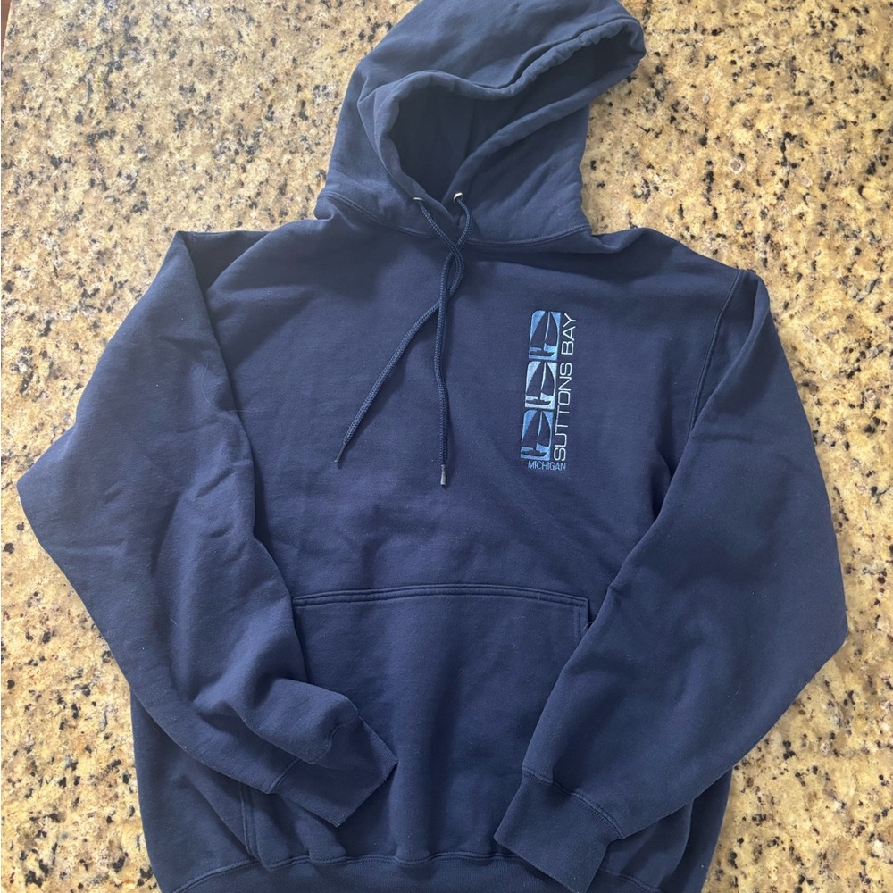 Sutton’s Bay Navy Hoodie